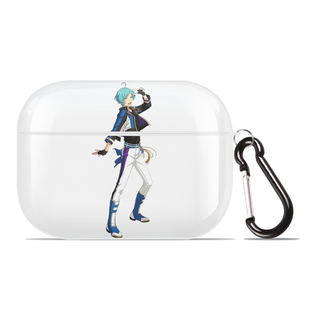 （画像用） あんさんぶるスターズ! Ensemble Stars 【AirPods Pro用】ハードシェル保護ケース 耐衝撃・防指紋・カラビナ付き商品仕様