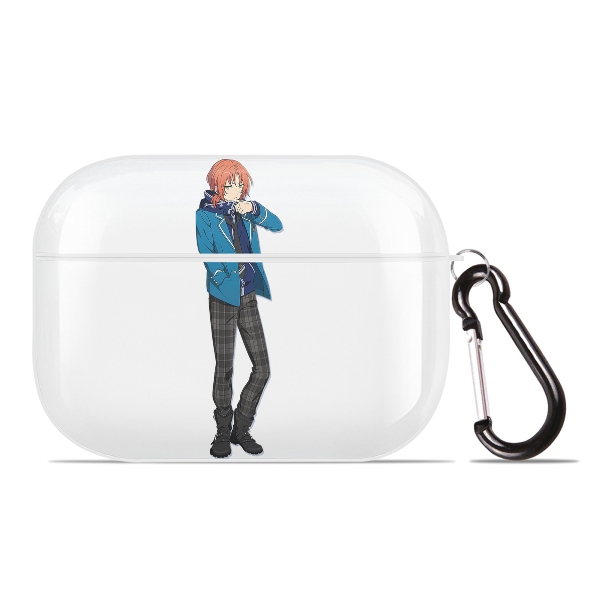 （画像用） あんさんぶるスターズ! Ensemble Stars 【AirPods Pro用】ハードシェル保護ケース 耐衝撃・防指紋・カラビナ付き商品仕様