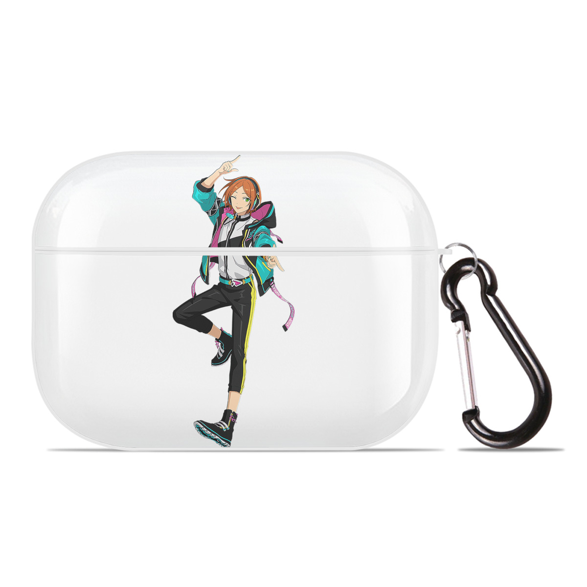 （画像用） あんさんぶるスターズ! Ensemble Stars 【AirPods Pro用】ハードシェル保護ケース 耐衝撃・防指紋・カラビナ付き商品仕様