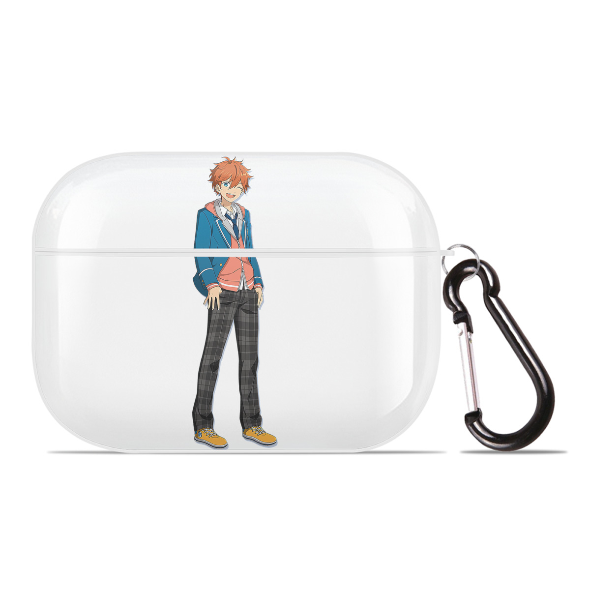 （画像用） あんさんぶるスターズ! Ensemble Stars 【AirPods Pro用】ハードシェル保護ケース 耐衝撃・防指紋・カラビナ付き商品仕様