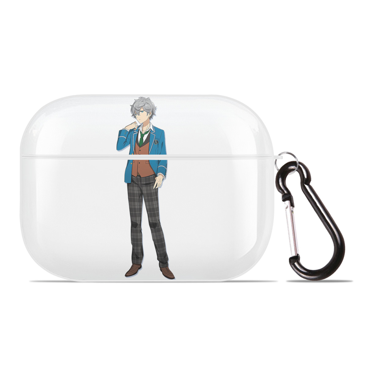 （画像用） あんさんぶるスターズ! Ensemble Stars 【AirPods Pro用】ハードシェル保護ケース 耐衝撃・防指紋・カラビナ付き商品仕様