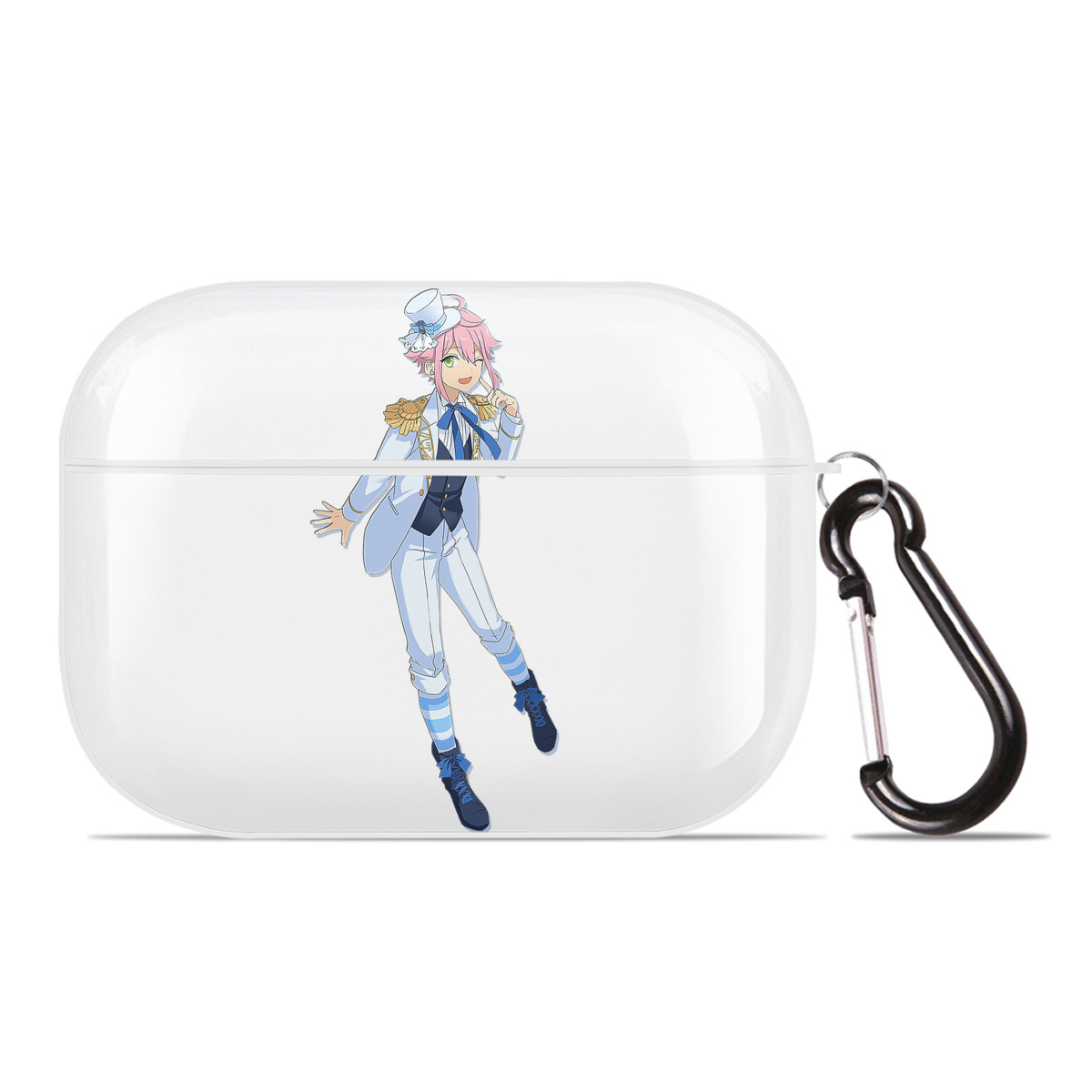 （画像用） あんさんぶるスターズ! Ensemble Stars 【AirPods Pro用】ハードシェル保護ケース 耐衝撃・防指紋・カラビナ付き商品仕様
