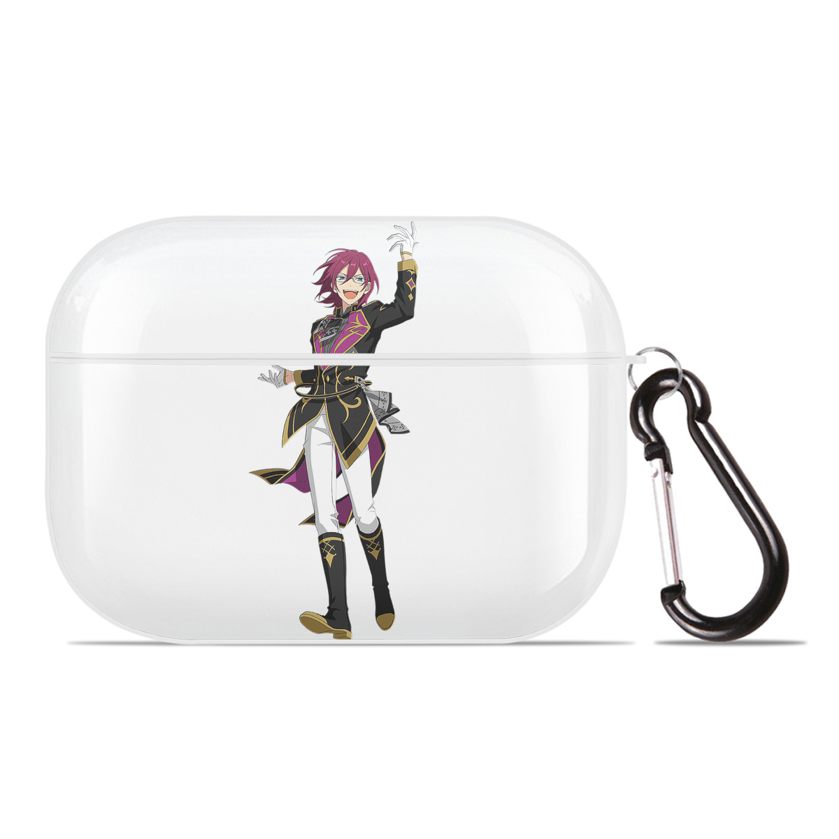（画像用） あんさんぶるスターズ! Ensemble Stars 【AirPods Pro用】ハードシェル保護ケース 耐衝撃・防指紋・カラビナ付き商品仕様