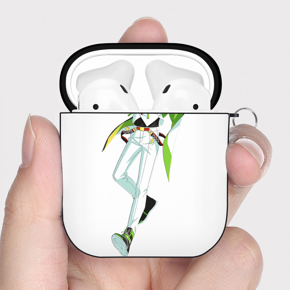 （画像用） あんさんぶるスターズ! Ensemble Stars AirPods 第2世代保護ケース ハードシェル ブラック 耐衝撃・防指紋・カラビナ付き