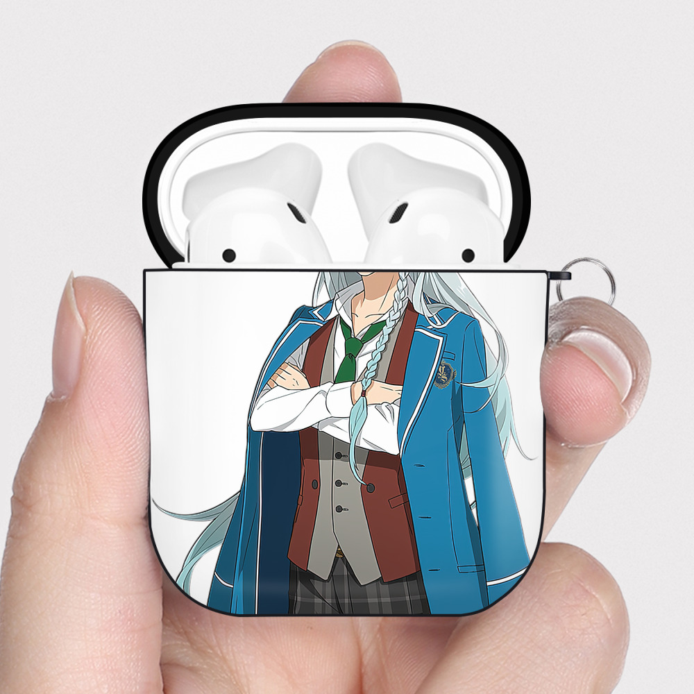 （画像用） あんさんぶるスターズ! Ensemble Stars AirPods 第2世代保護ケース ハードシェル ブラック 耐衝撃・防指紋・カラビナ付き