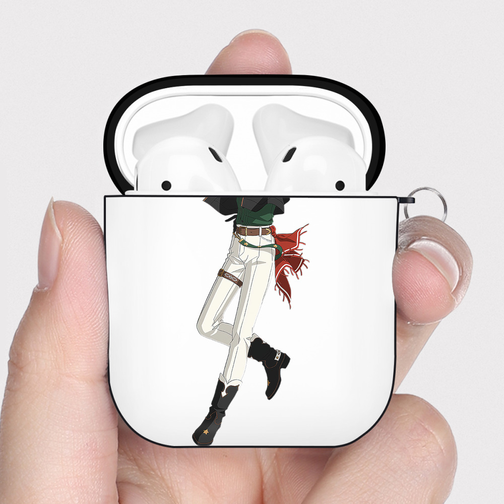 （画像用） あんさんぶるスターズ! Ensemble Stars AirPods 第2世代保護ケース ハードシェル ブラック 耐衝撃・防指紋・カラビナ付き