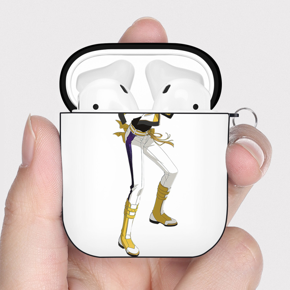 （画像用） あんさんぶるスターズ! Ensemble Stars AirPods 第2世代保護ケース ハードシェル ブラック 耐衝撃・防指紋・カラビナ付き