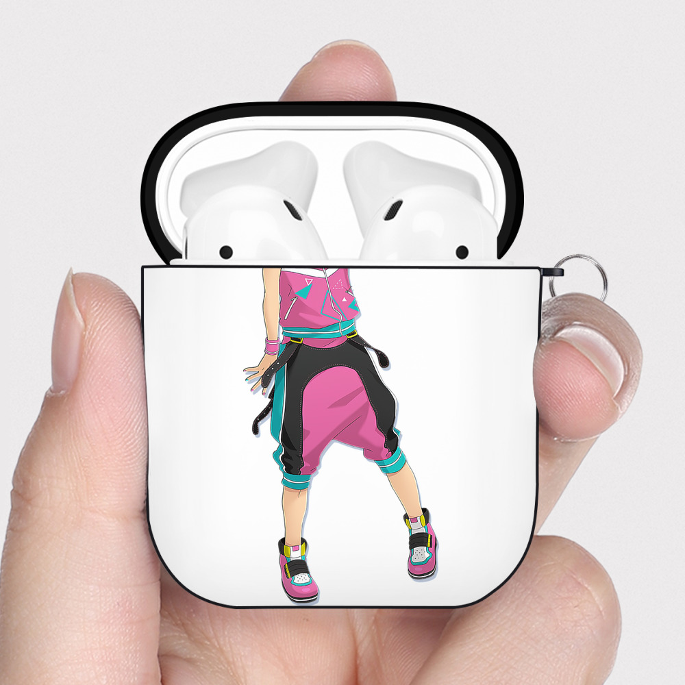 （画像用） あんさんぶるスターズ! Ensemble Stars AirPods 第2世代保護ケース ハードシェル ブラック 耐衝撃・防指紋・カラビナ付き