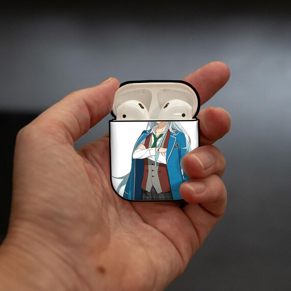あんさんぶるスターズ! Ensemble Stars AirPods 第2世代保護ケース ハードシェル ブラック 耐衝撃・防指紋・カラビナ付き