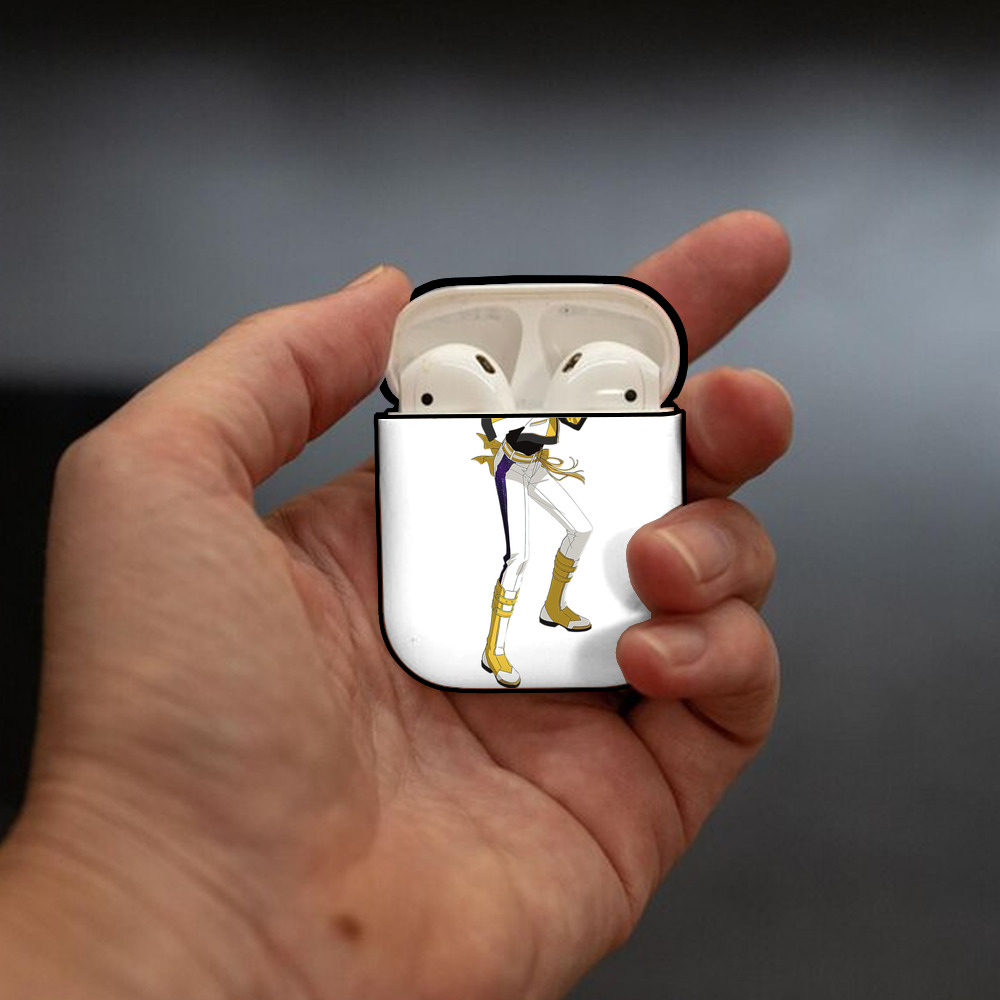 あんさんぶるスターズ! Ensemble Stars AirPods 第2世代保護ケース ハードシェル ブラック 耐衝撃・防指紋・カラビナ付き