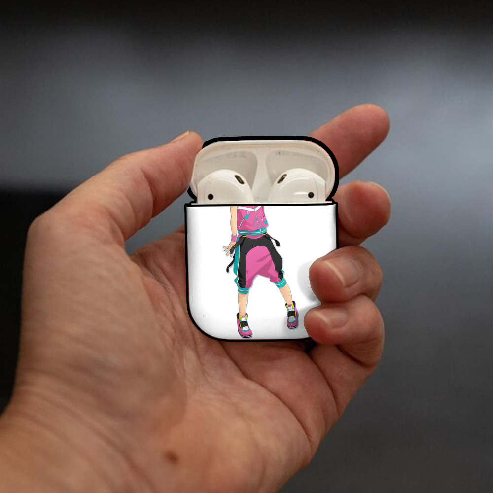 あんさんぶるスターズ! Ensemble Stars AirPods 第2世代保護ケース ハードシェル ブラック 耐衝撃・防指紋・カラビナ付き