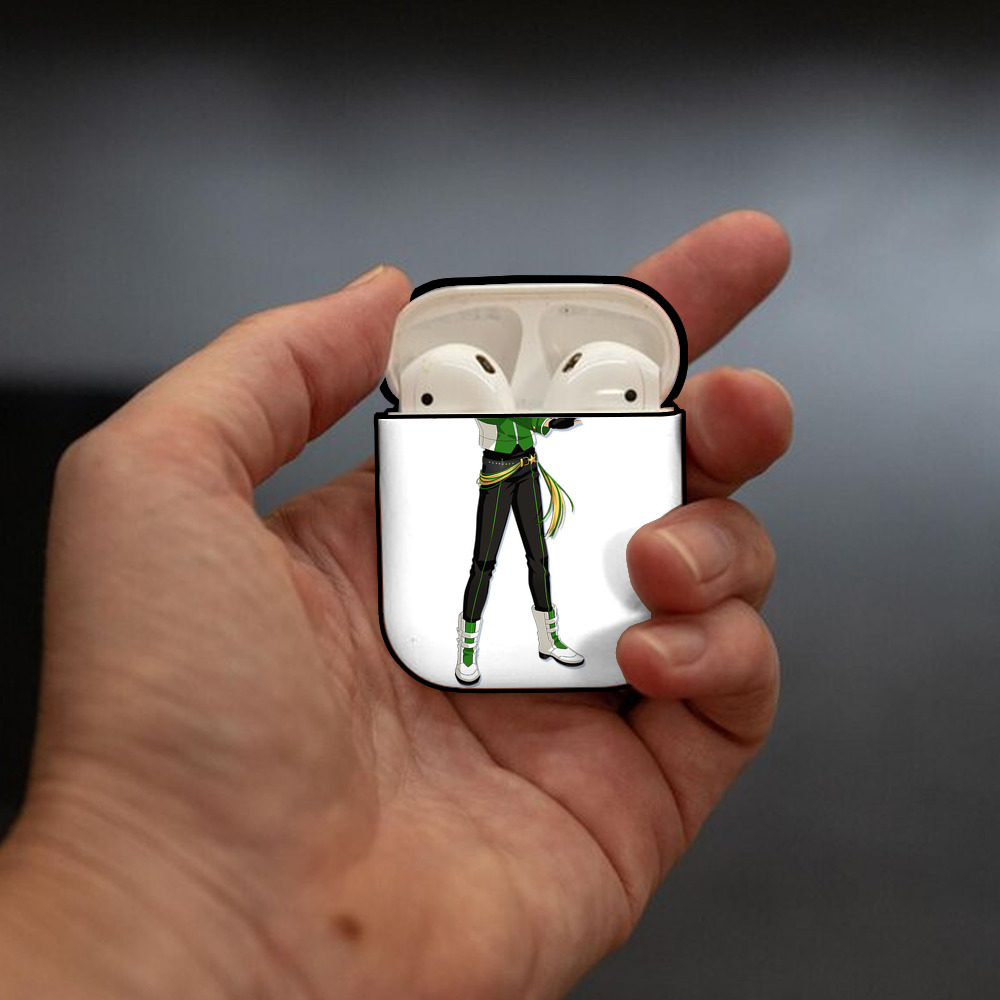 あんさんぶるスターズ! Ensemble Stars AirPods 第2世代保護ケース ハードシェル ブラック 耐衝撃・防指紋・カラビナ付き