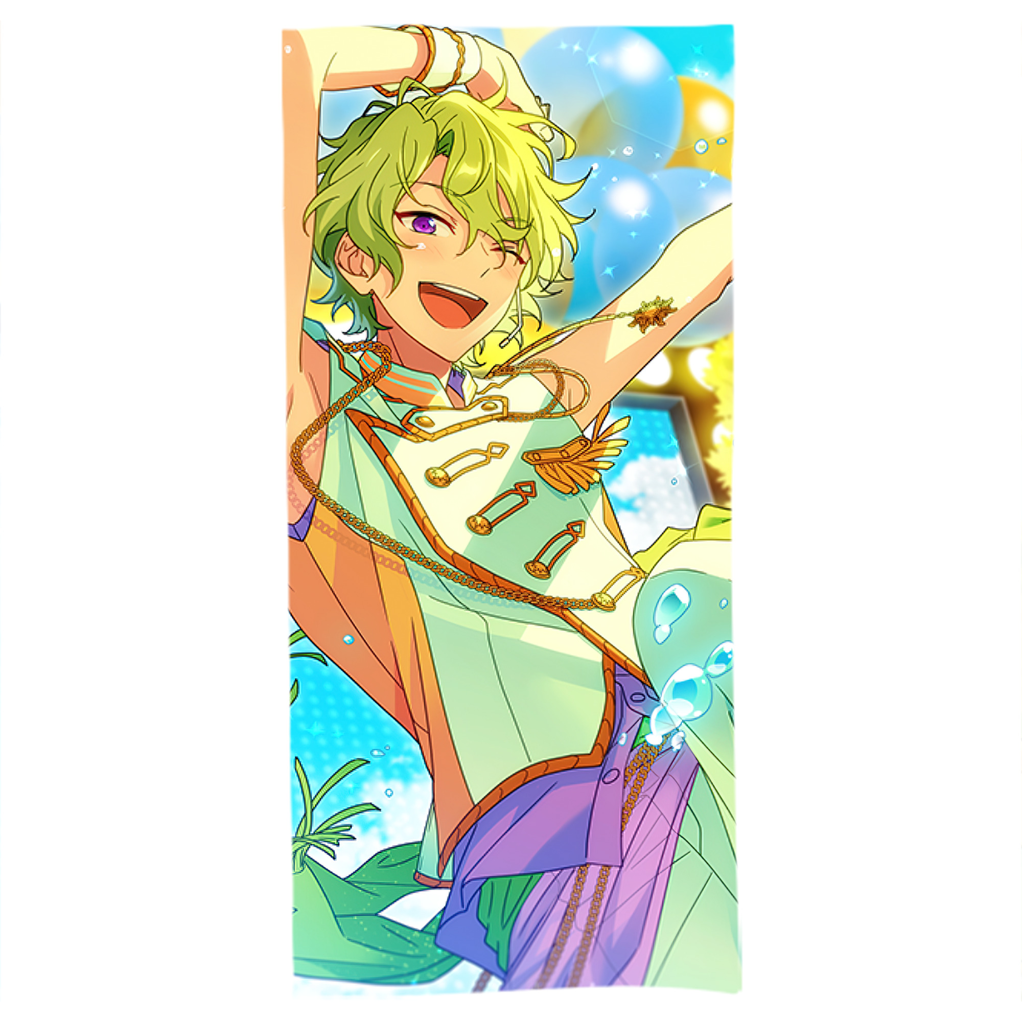 （画像用） あんさんぶるスターズ! Ensemble Stars 大判バスタオル 70×140cm 吸水速乾 柔らかい肌触り