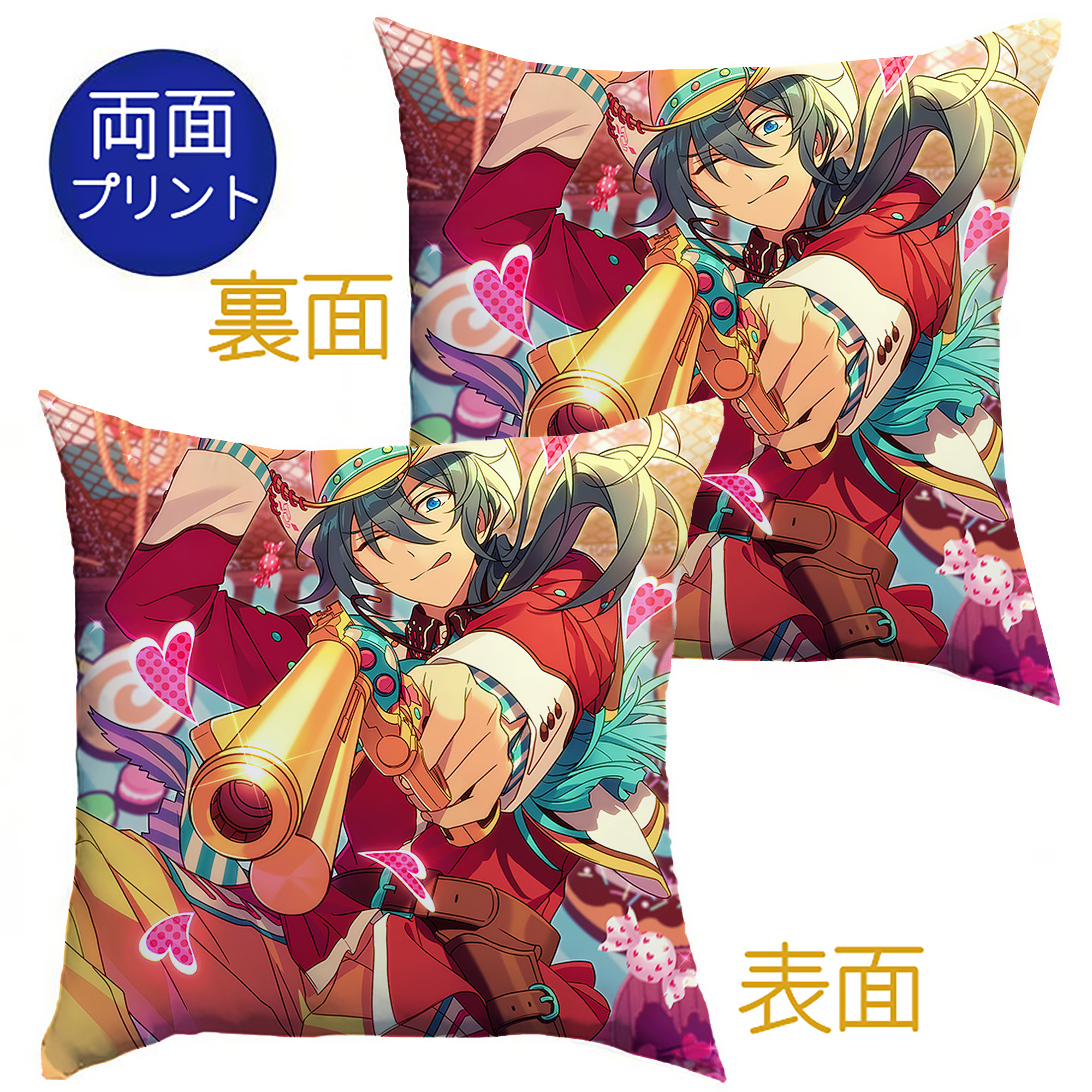 （画像用） あんさんぶるスターズ! Ensemble Stars クッションカバー＆本体セット（ポリエステル素材）