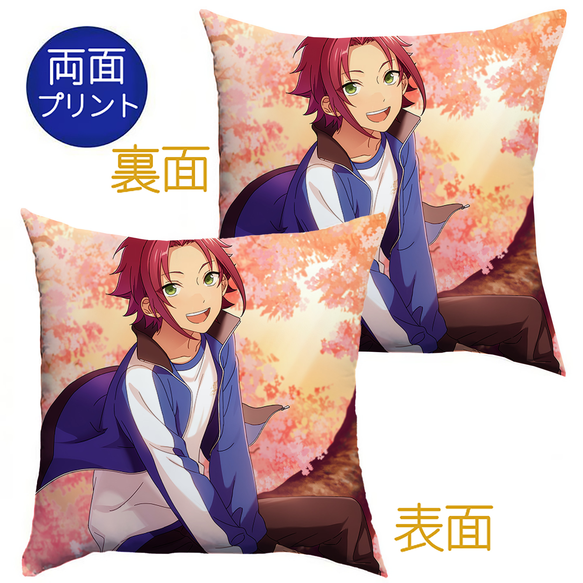 （画像用） あんさんぶるスターズ! Ensemble Stars クッションカバー＆本体セット（ポリエステル素材）