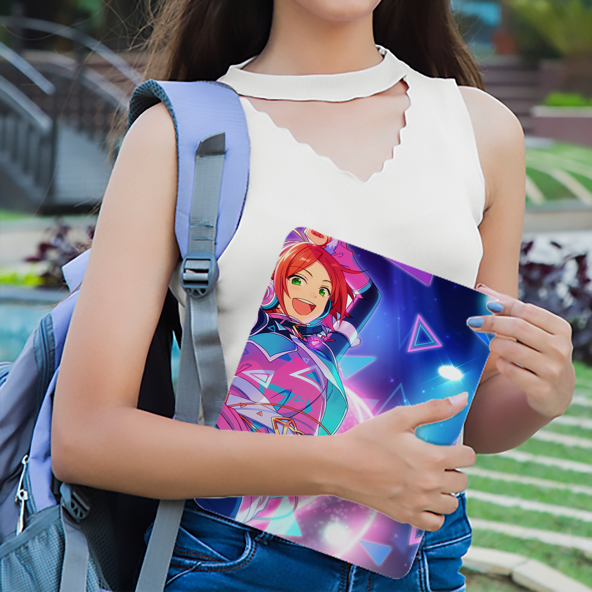 あんさんぶるスターズ! Ensemble Stars IPad ケース ブック型 PUレザー TPU 耐衝撃 軽量 薄型 ペン収納なし 全面保護 IPad 各モデル対応
