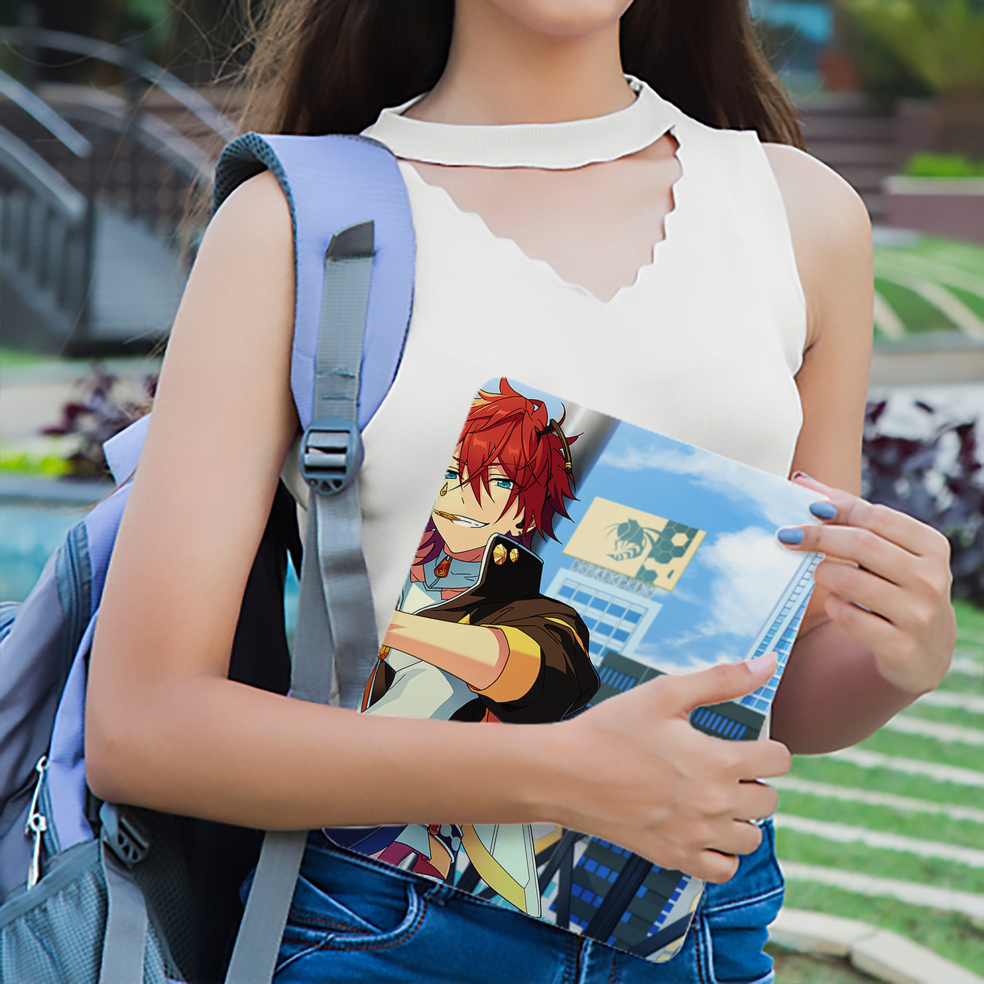 あんさんぶるスターズ! Ensemble Stars IPad ケース ブック型 PUレザー TPU 耐衝撃 軽量 薄型 ペン収納なし 全面保護 IPad 各モデル対応
