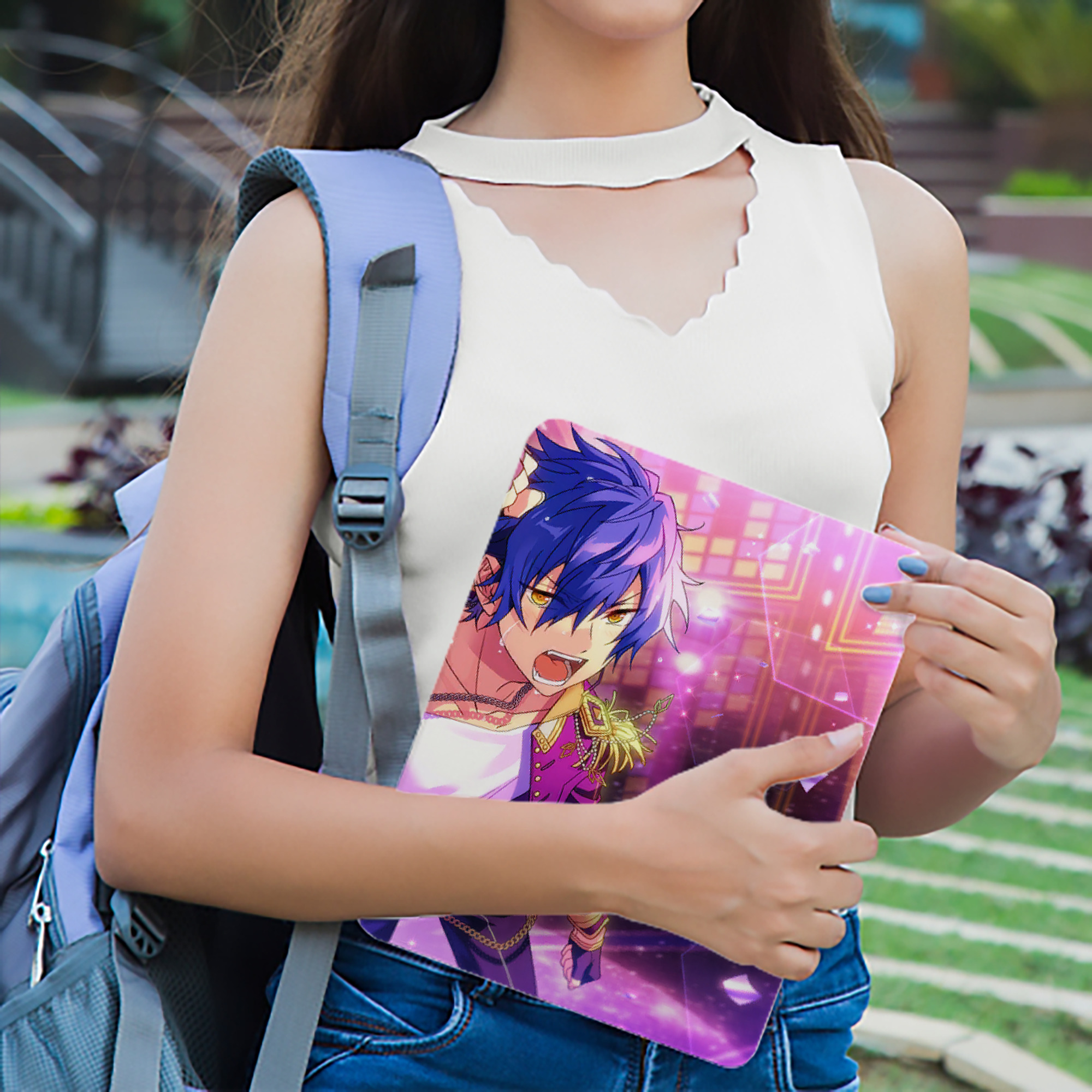 あんさんぶるスターズ! Ensemble Stars IPad ケース ブック型 PUレザー TPU 耐衝撃 軽量 薄型 ペン収納なし 全面保護 IPad 各モデル対応