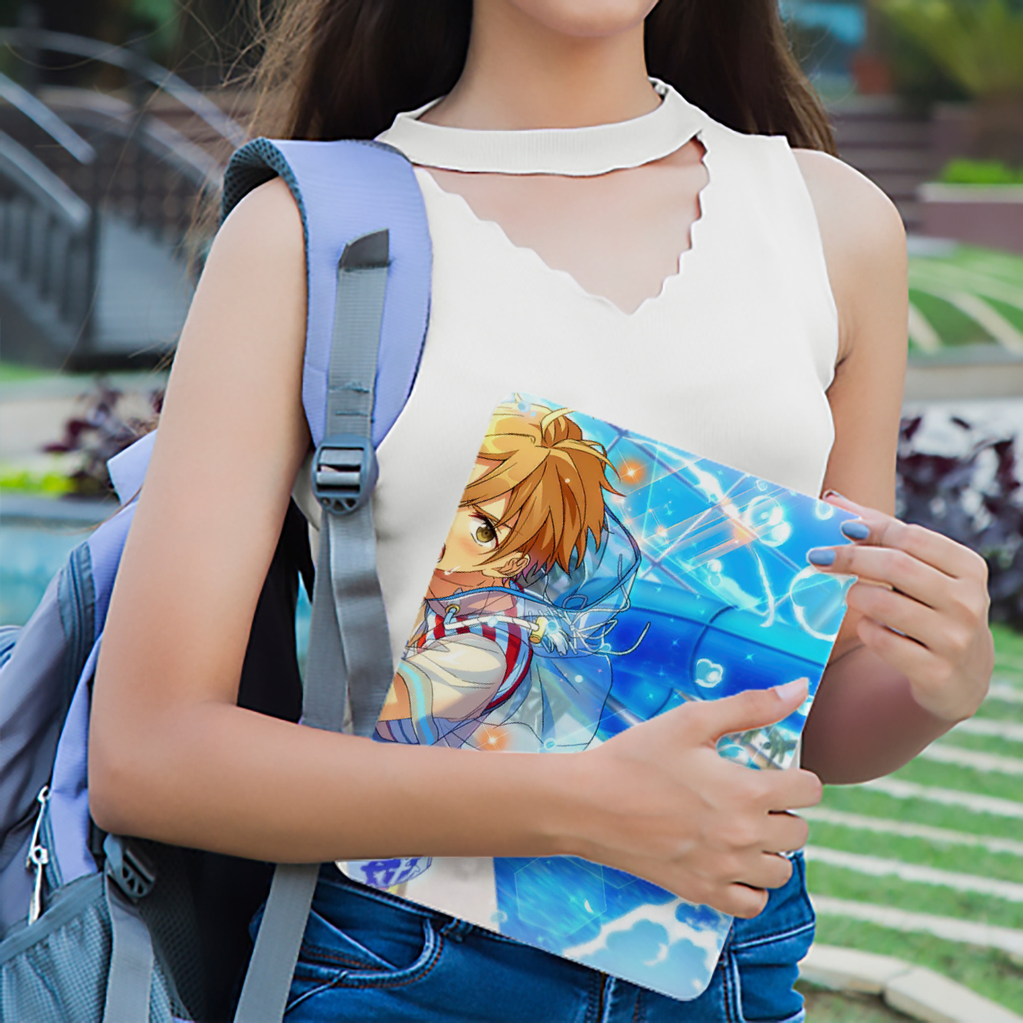 あんさんぶるスターズ! Ensemble Stars IPad ケース ブック型 PUレザー TPU 耐衝撃 軽量 薄型 ペン収納なし 全面保護 IPad 各モデル対応