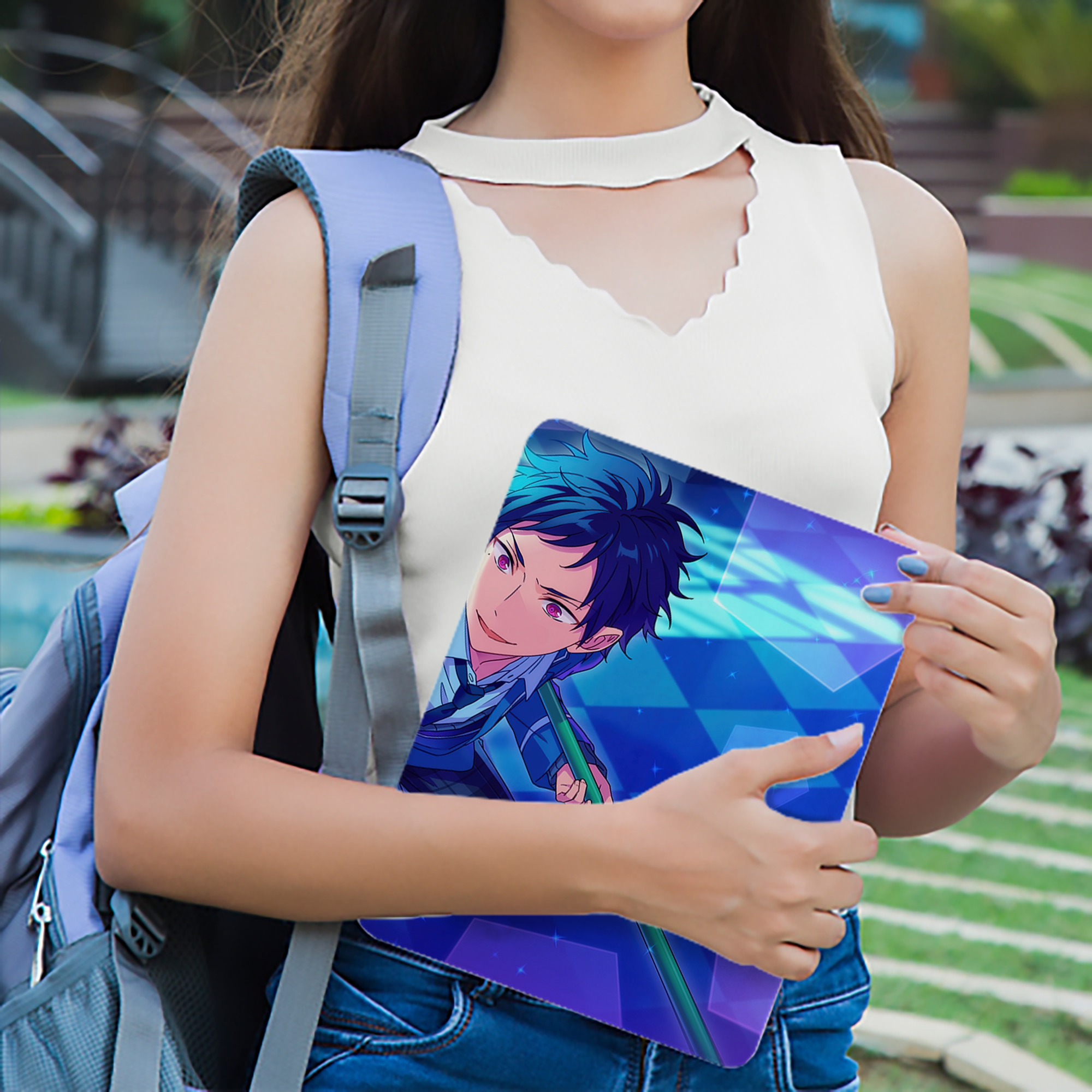あんさんぶるスターズ! Ensemble Stars IPad ケース ブック型 PUレザー TPU 耐衝撃 軽量 薄型 ペン収納なし 全面保護 IPad 各モデル対応