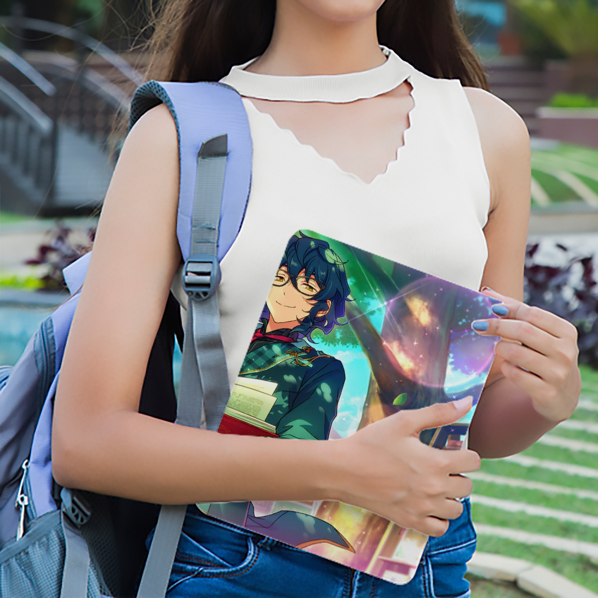 あんさんぶるスターズ! Ensemble Stars IPad ケース ブック型 PUレザー TPU 耐衝撃 軽量 薄型 ペン収納なし 全面保護 IPad 各モデル対応