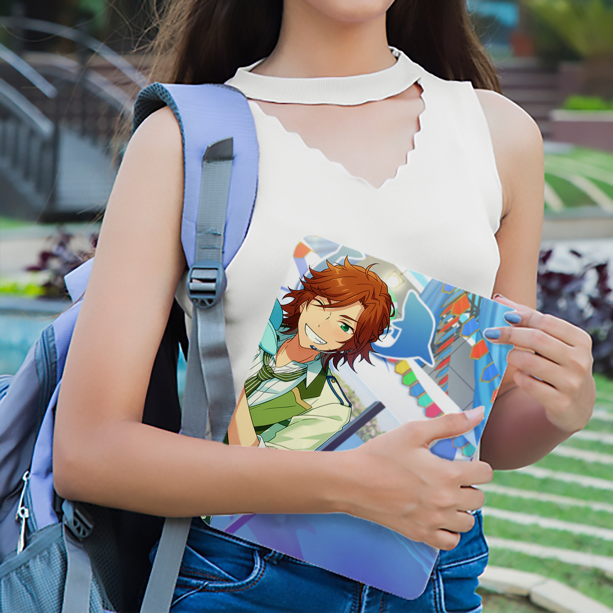 あんさんぶるスターズ! Ensemble Stars IPad ケース ブック型 PUレザー TPU 耐衝撃 軽量 薄型 ペン収納なし 全面保護 IPad 各モデル対応