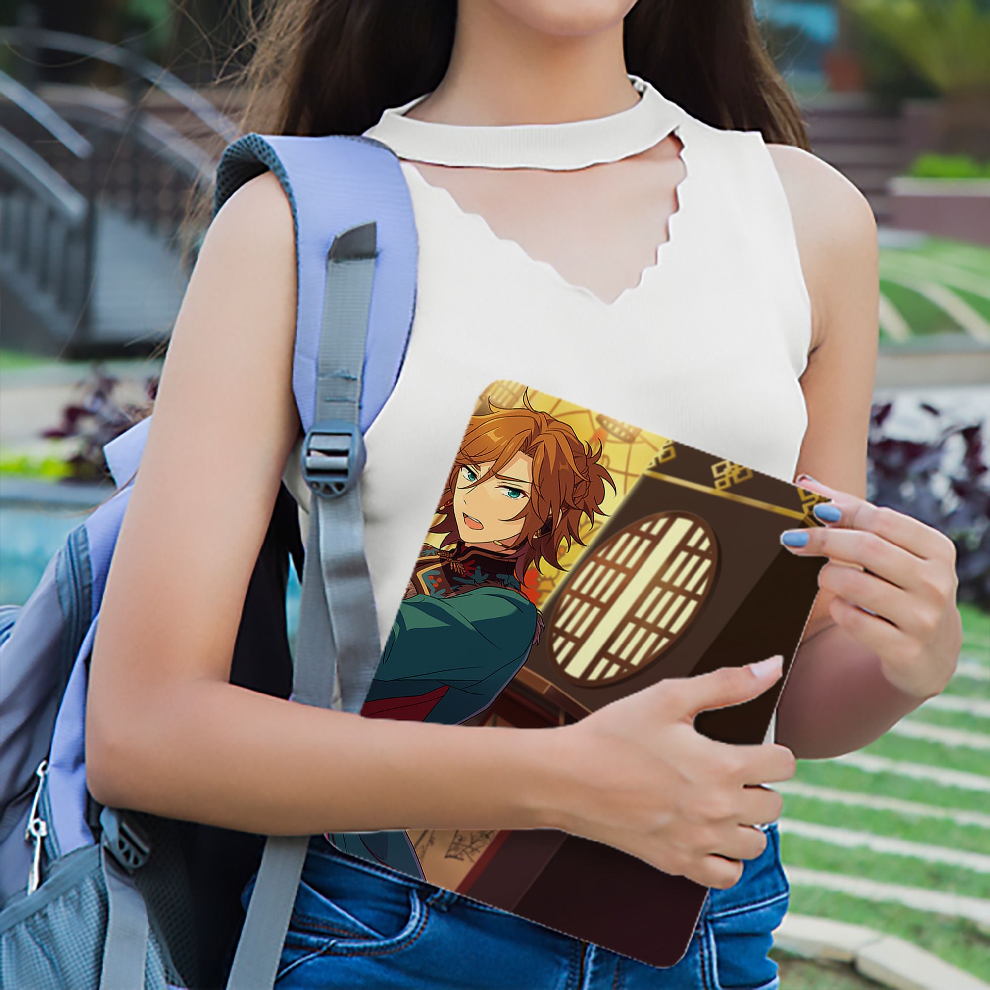 あんさんぶるスターズ! Ensemble Stars IPad ケース ブック型 PUレザー TPU 耐衝撃 軽量 薄型 ペン収納なし 全面保護 IPad 各モデル対応