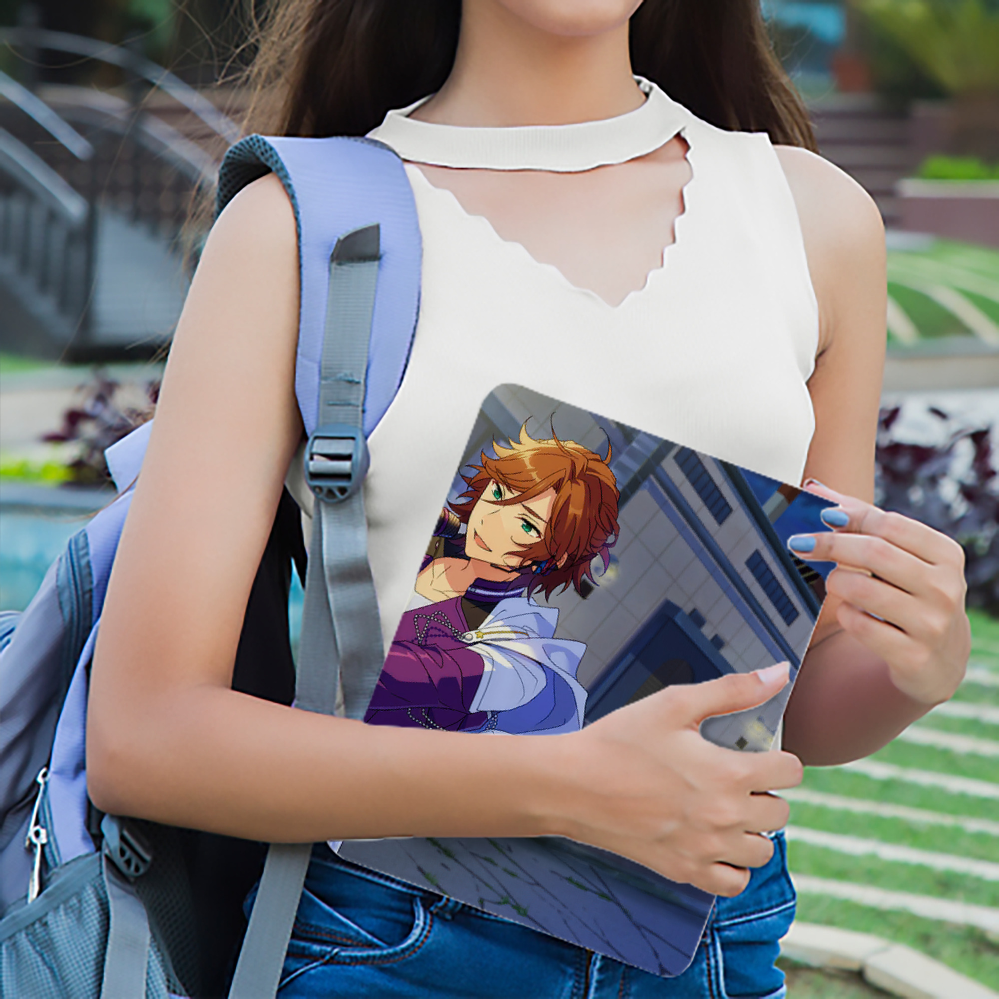 あんさんぶるスターズ! Ensemble Stars IPad ケース ブック型 PUレザー TPU 耐衝撃 軽量 薄型 ペン収納なし 全面保護 IPad 各モデル対応