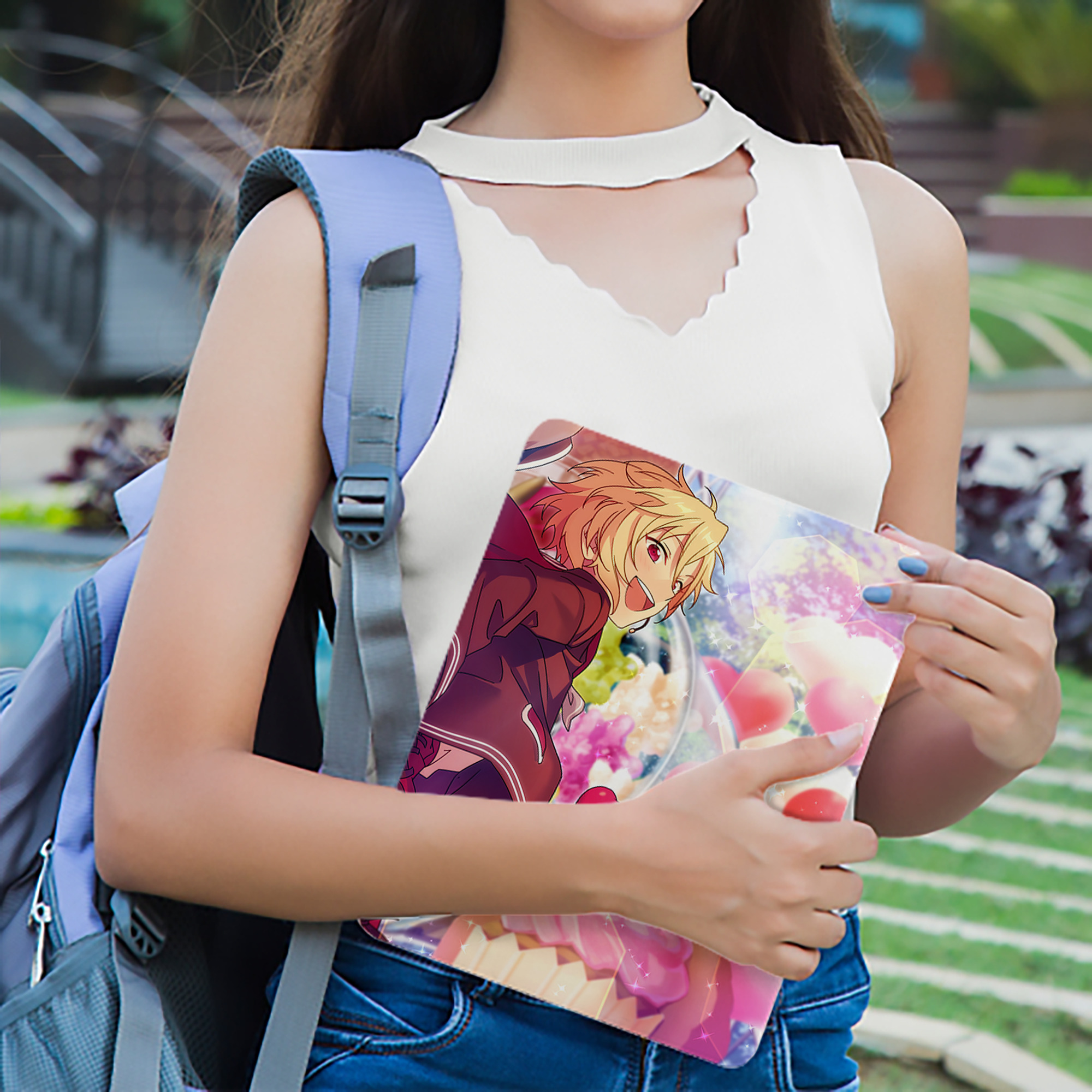 あんさんぶるスターズ! Ensemble Stars IPad ケース ブック型 PUレザー TPU 耐衝撃 軽量 薄型 ペン収納なし 全面保護 IPad 各モデル対応