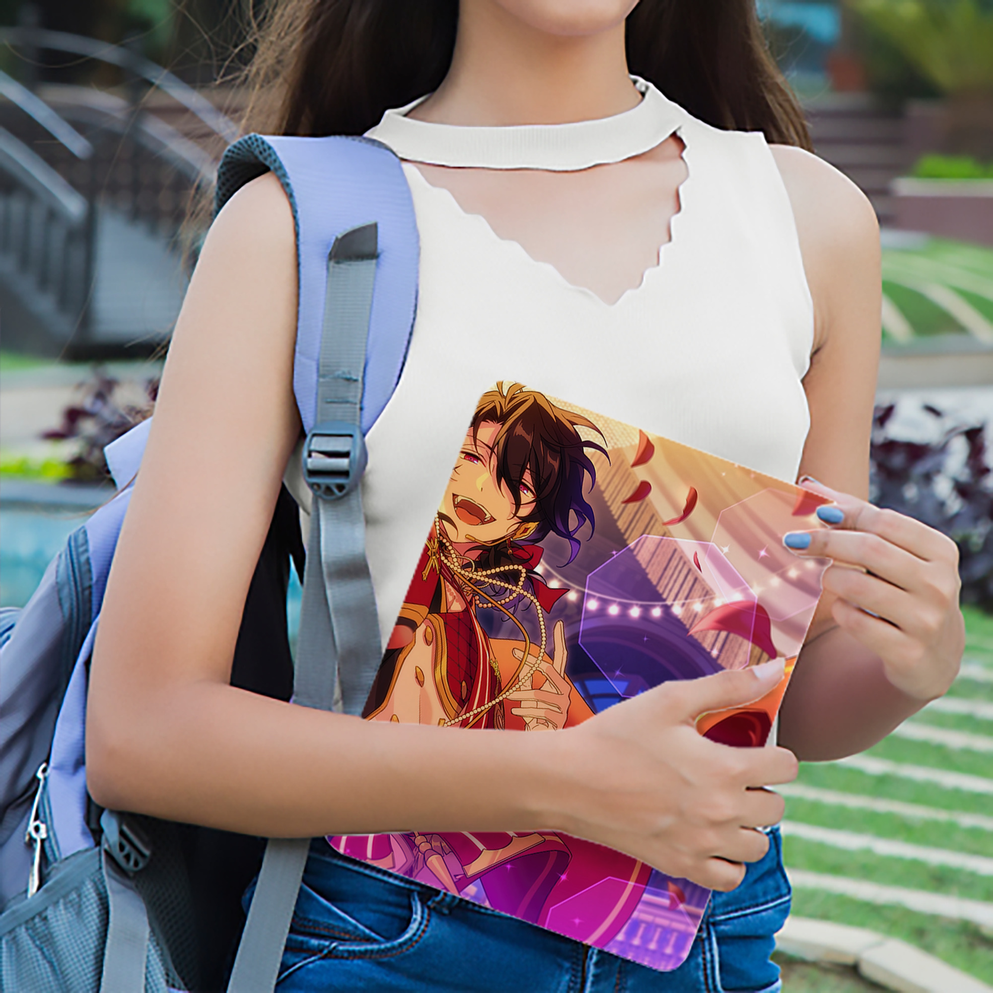 あんさんぶるスターズ! Ensemble Stars IPad ケース ブック型 PUレザー TPU 耐衝撃 軽量 薄型 ペン収納なし 全面保護 IPad 各モデル対応