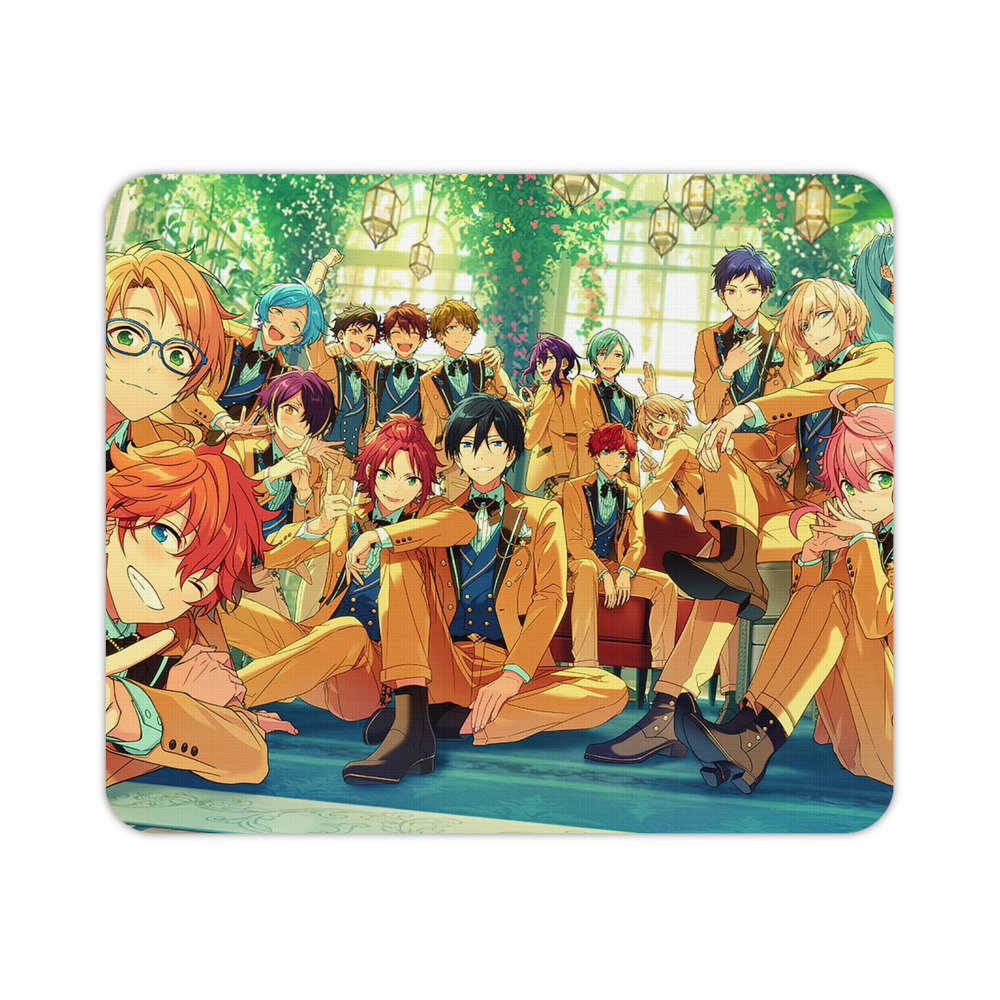 （画像用） あんさんぶるスターズ! Ensemble Stars マウスパッド ステッチ加工 ラバー素材 防水 滑り止め 超薄型 ゲーミング/オフィス対応