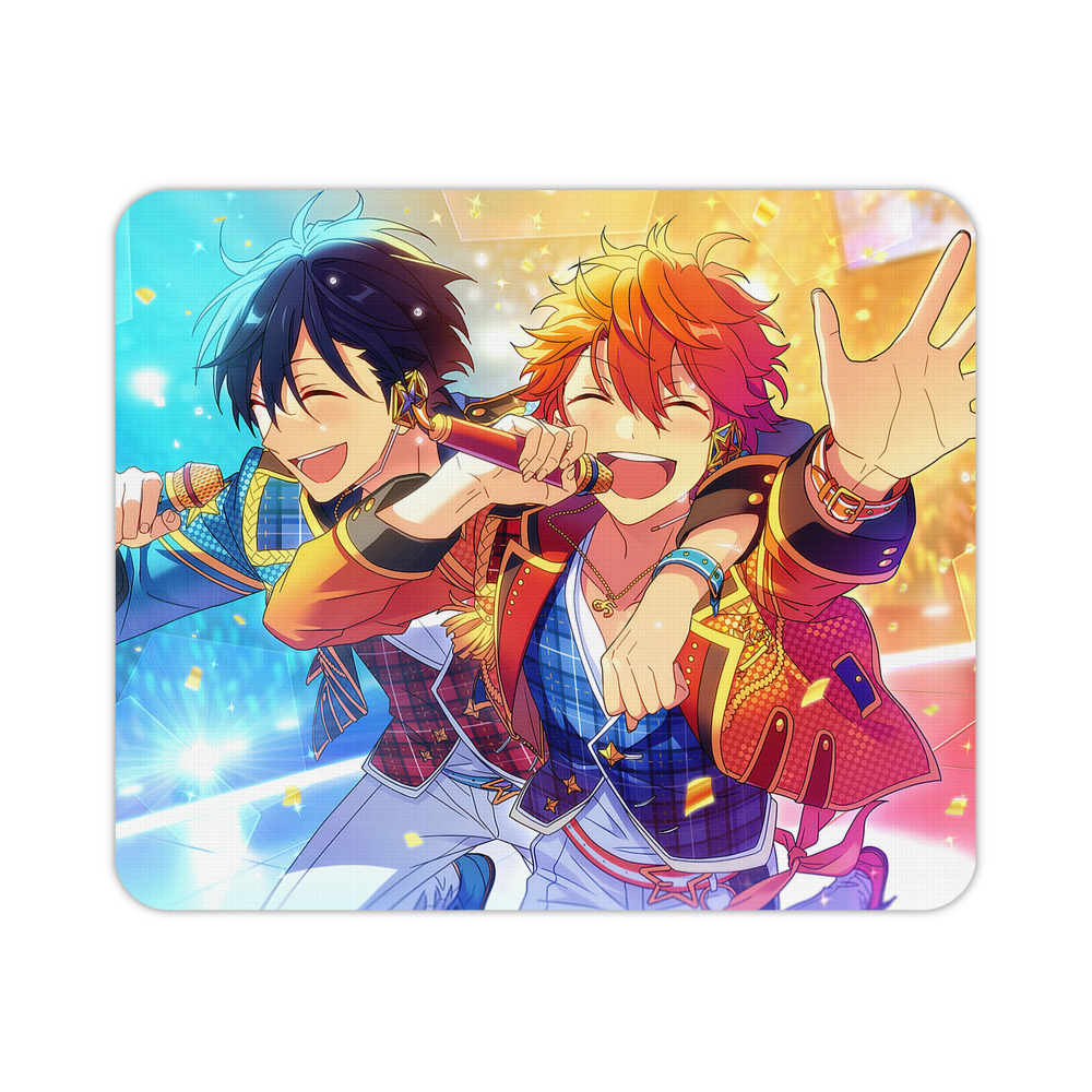 （画像用） あんさんぶるスターズ! Ensemble Stars マウスパッド ステッチ加工 ラバー素材 防水 滑り止め 超薄型 ゲーミング/オフィス対応