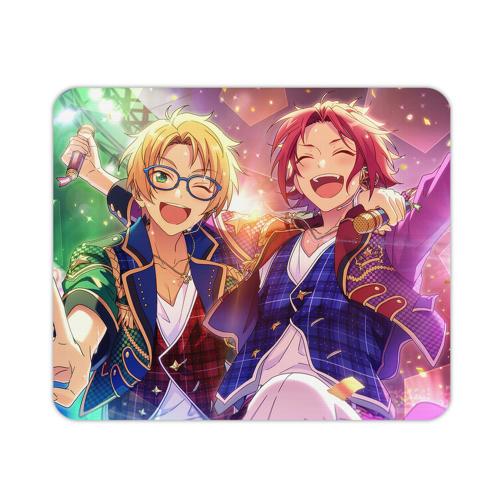 （画像用） あんさんぶるスターズ! Ensemble Stars マウスパッド ステッチ加工 ラバー素材 防水 滑り止め 超薄型 ゲーミング/オフィス対応