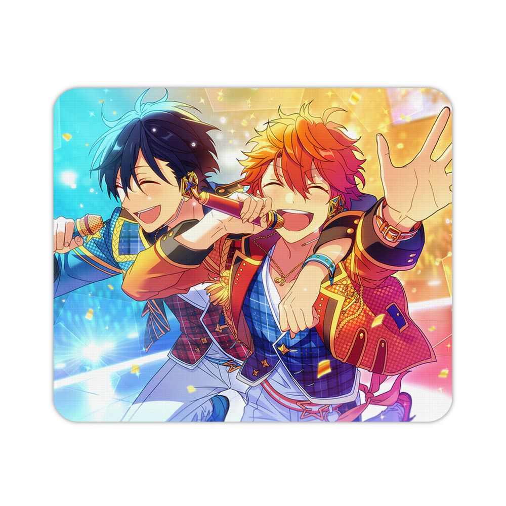 （画像用） あんさんぶるスターズ! Ensemble Stars マウスパッド ステッチ加工 ラバー素材 防水 滑り止め 超薄型 ゲーミング/オフィス対応