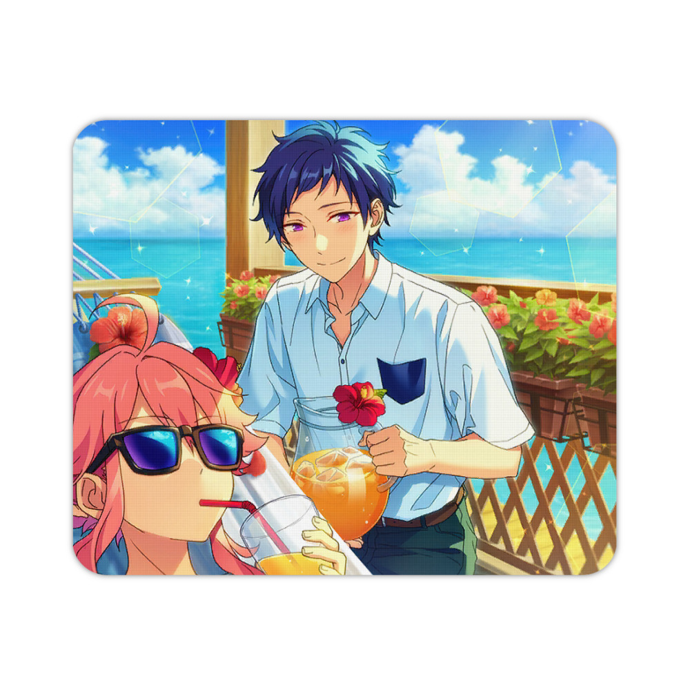 （画像用） あんさんぶるスターズ! Ensemble Stars マウスパッド ステッチ加工 ラバー素材 防水 滑り止め 超薄型 ゲーミング/オフィス対応