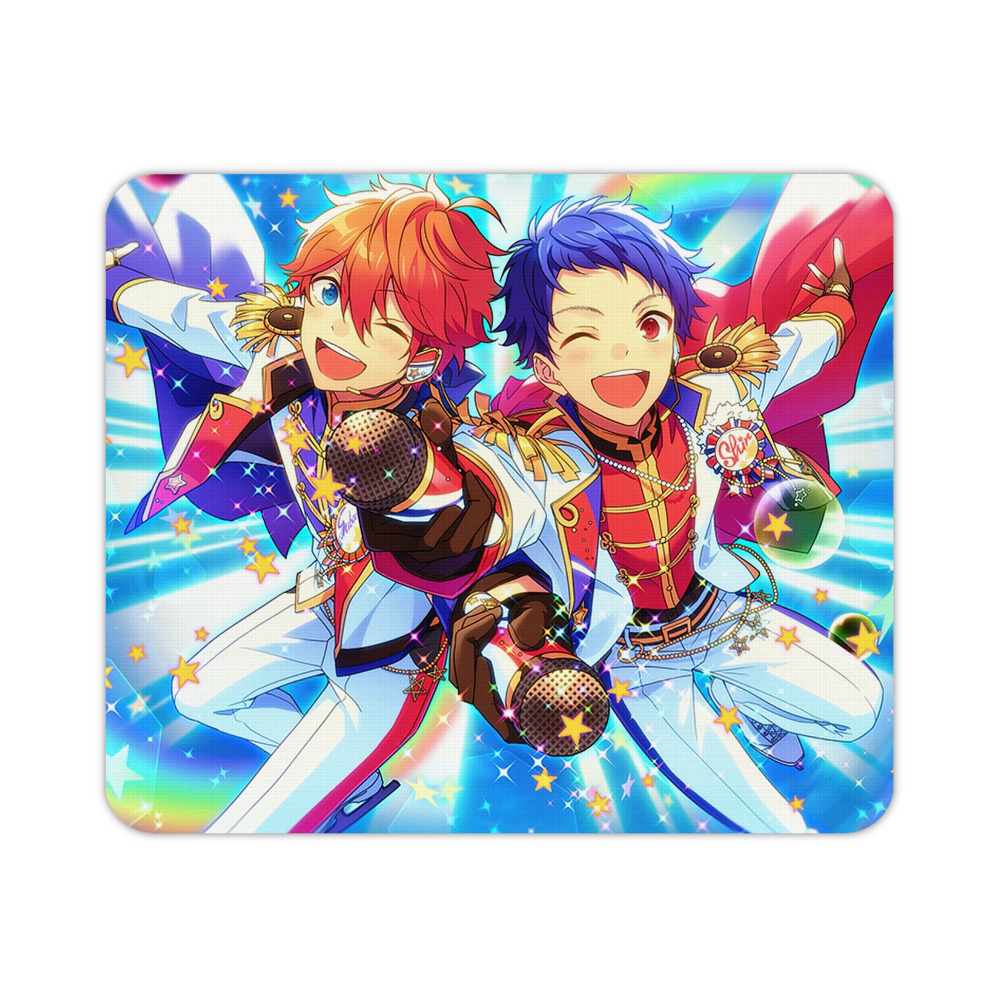 （画像用） あんさんぶるスターズ! Ensemble Stars マウスパッド ステッチ加工 ラバー素材 防水 滑り止め 超薄型 ゲーミング/オフィス対応