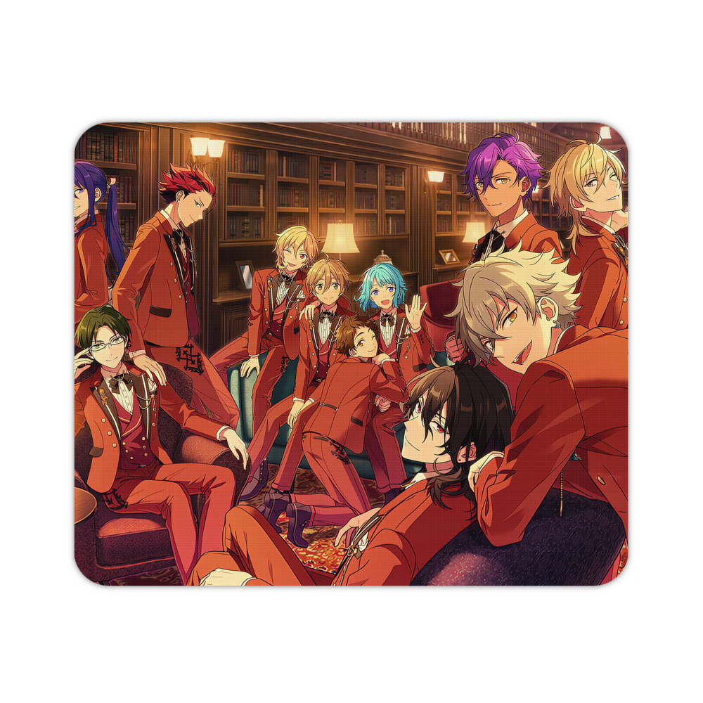 （画像用） あんさんぶるスターズ! Ensemble Stars マウスパッド ステッチ加工 ラバー素材 防水 滑り止め 超薄型 ゲーミング/オフィス対応