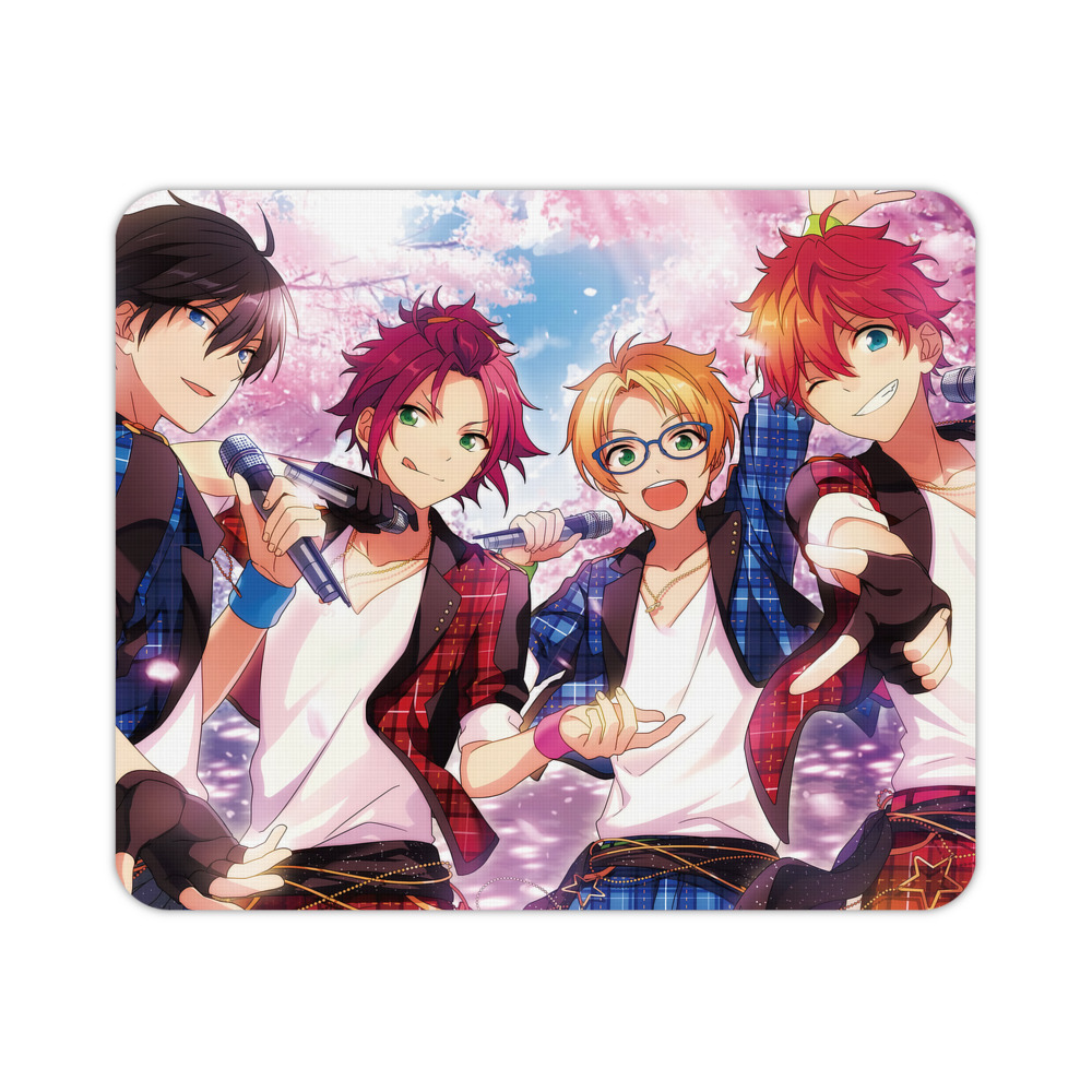（画像用） あんさんぶるスターズ! Ensemble Stars マウスパッド ステッチ加工 ラバー素材 防水 滑り止め 超薄型 ゲーミング/オフィス対応