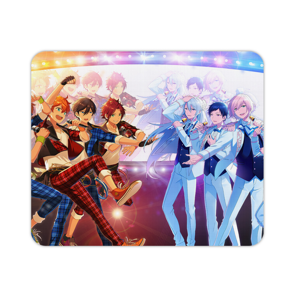 （画像用） あんさんぶるスターズ! Ensemble Stars マウスパッド ステッチ加工 ラバー素材 防水 滑り止め 超薄型 ゲーミング/オフィス対応