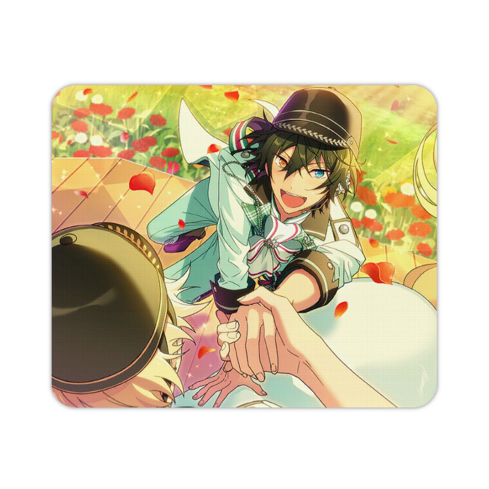 （画像用） あんさんぶるスターズ! Ensemble Stars マウスパッド ステッチ加工 ラバー素材 防水 滑り止め 超薄型 ゲーミング/オフィス対応