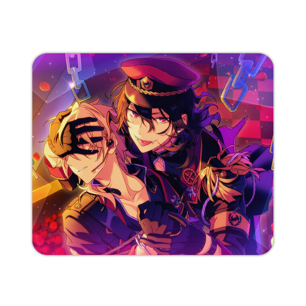 （画像用） あんさんぶるスターズ! Ensemble Stars マウスパッド ステッチ加工 ラバー素材 防水 滑り止め 超薄型 ゲーミング/オフィス対応