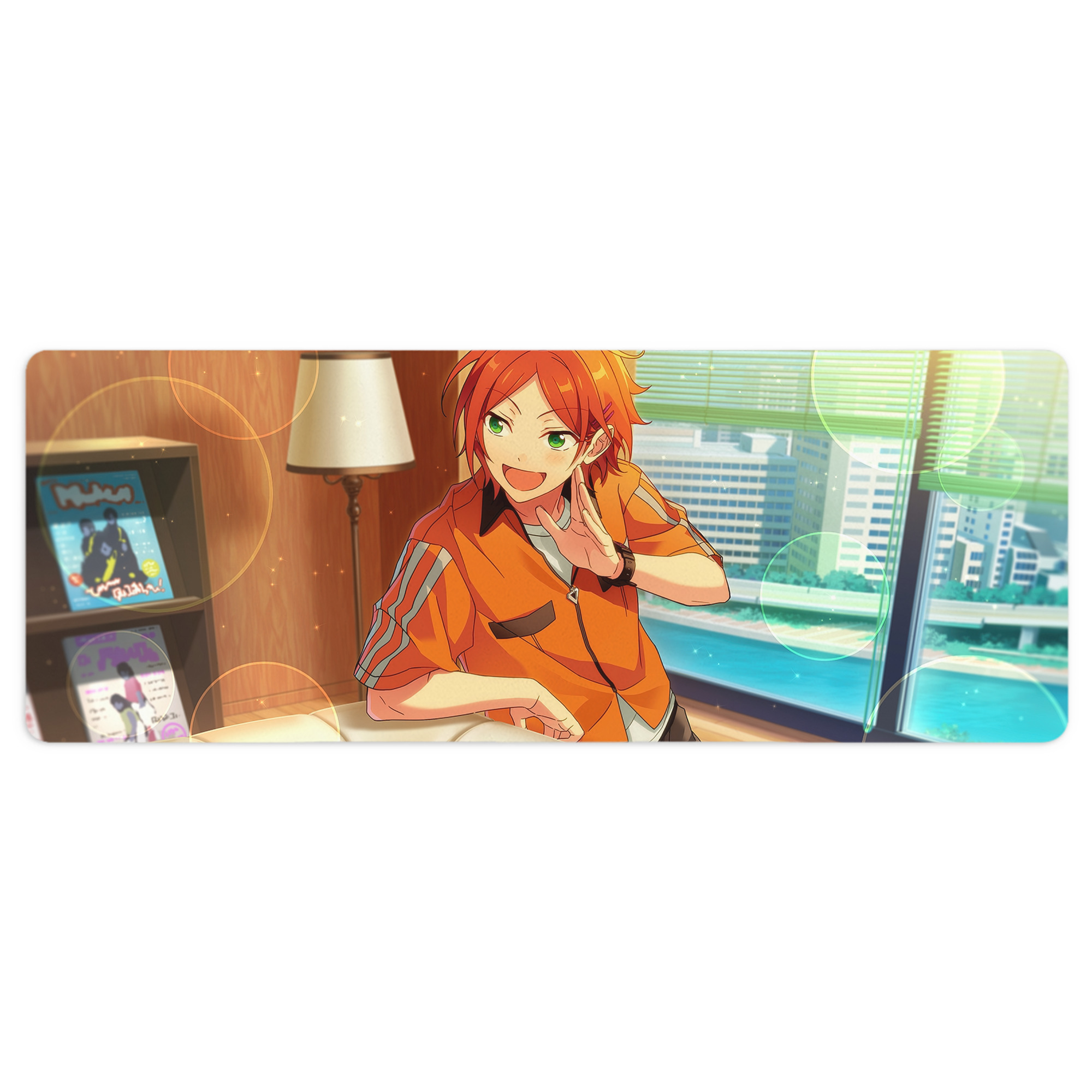 （画像用） あんさんぶるスターズ! Ensemble Stars ステッチ加工 大判デスクマット／滑り止めマウスパッド