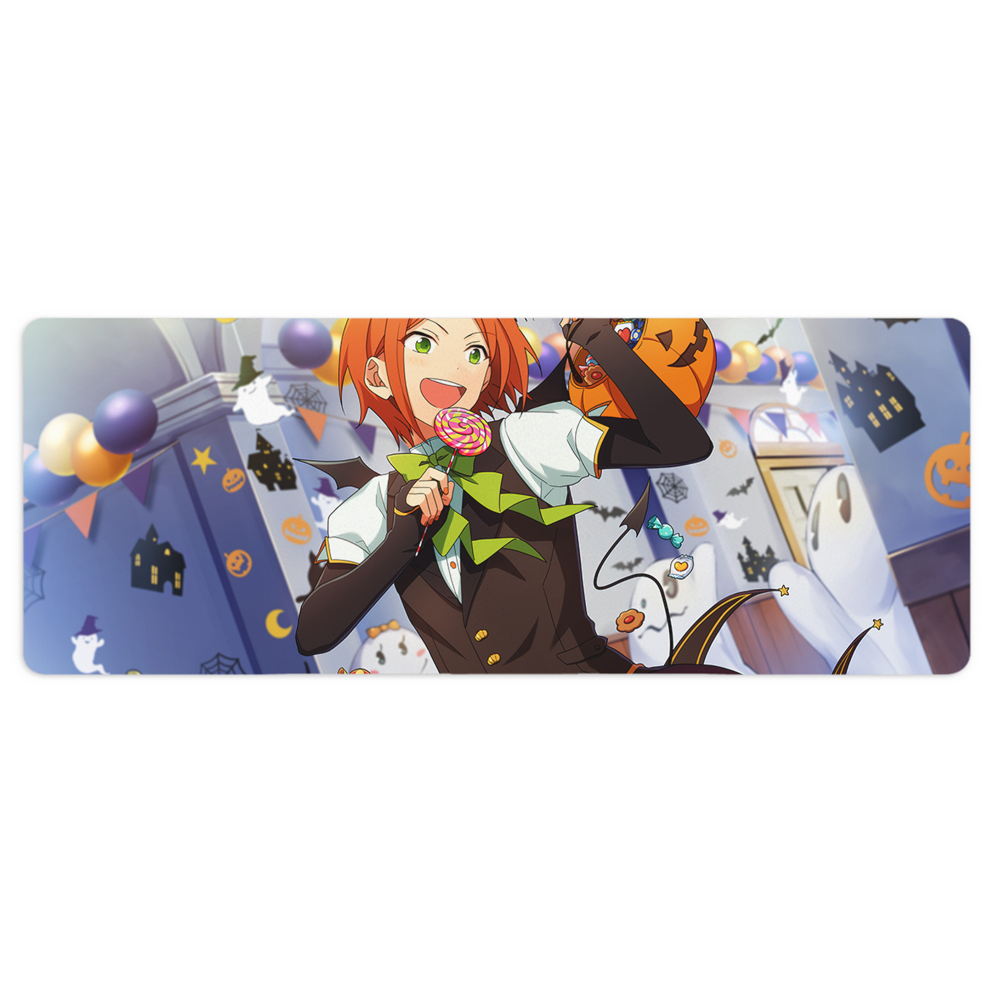 （画像用） あんさんぶるスターズ! Ensemble Stars ステッチ加工 大判デスクマット／滑り止めマウスパッド