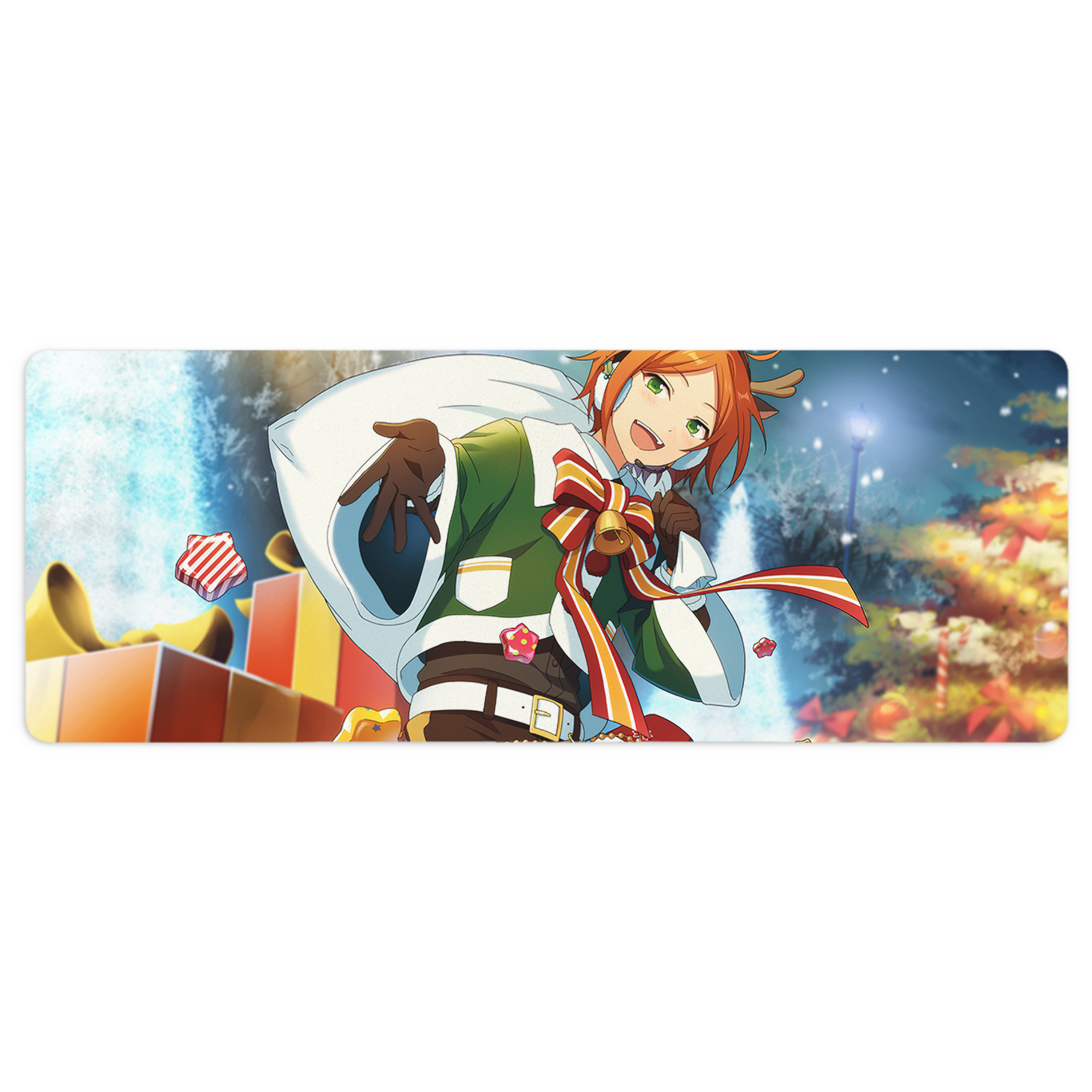 （画像用） あんさんぶるスターズ! Ensemble Stars ステッチ加工 大判デスクマット／滑り止めマウスパッド