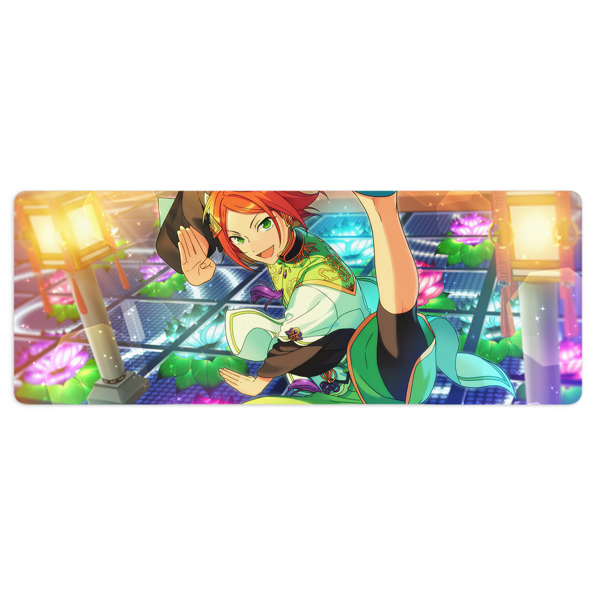 （画像用） あんさんぶるスターズ! Ensemble Stars ステッチ加工 大判デスクマット／滑り止めマウスパッド