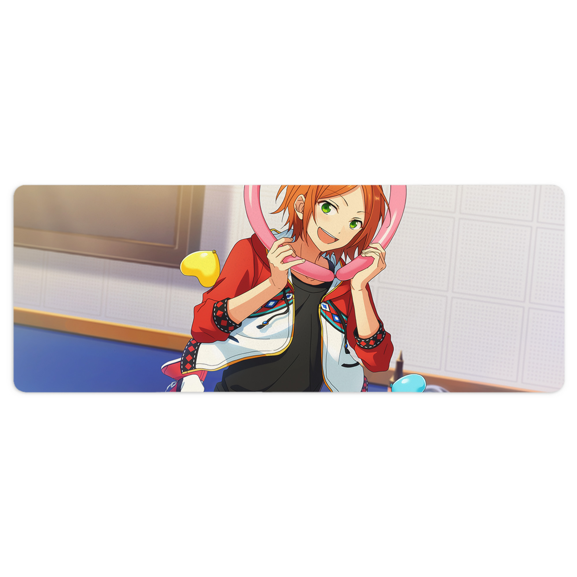 （画像用） あんさんぶるスターズ! Ensemble Stars ステッチ加工 大判デスクマット／滑り止めマウスパッド