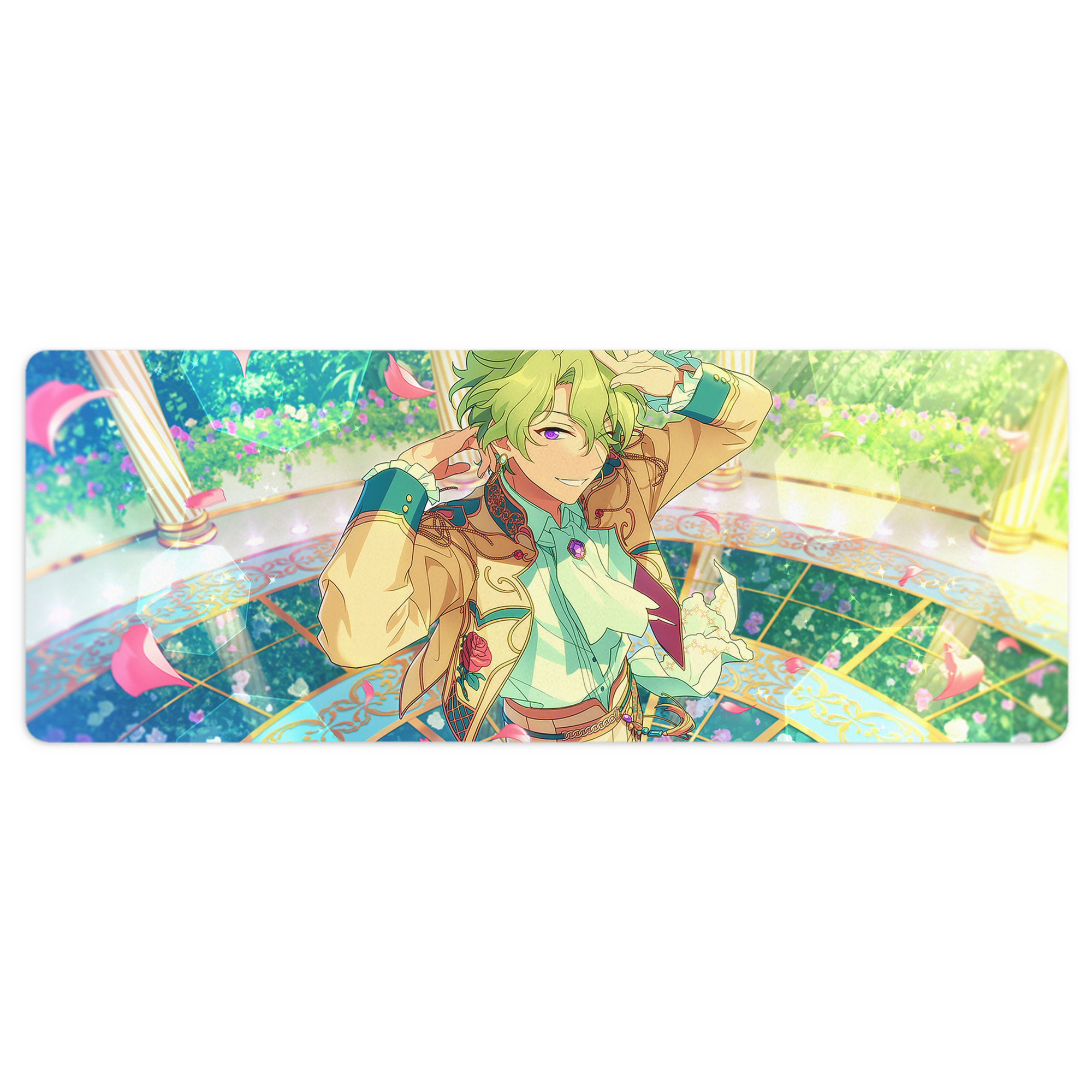 （画像用） あんさんぶるスターズ! Ensemble Stars ステッチ加工 大判デスクマット／滑り止めマウスパッド