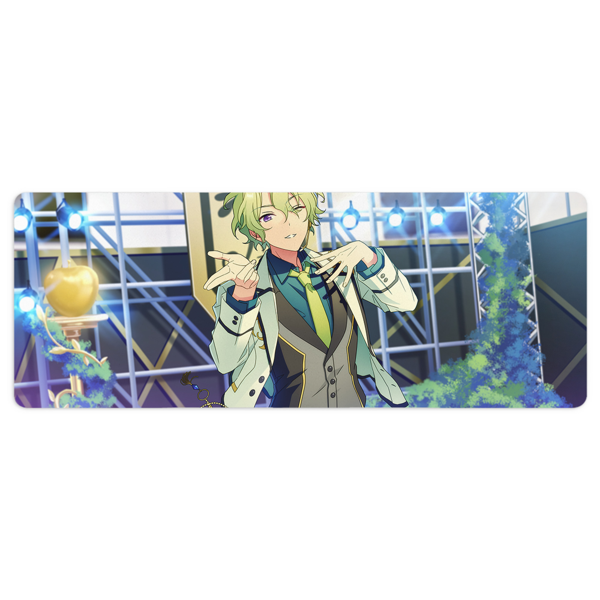 （画像用） あんさんぶるスターズ! Ensemble Stars ステッチ加工 大判デスクマット／滑り止めマウスパッド