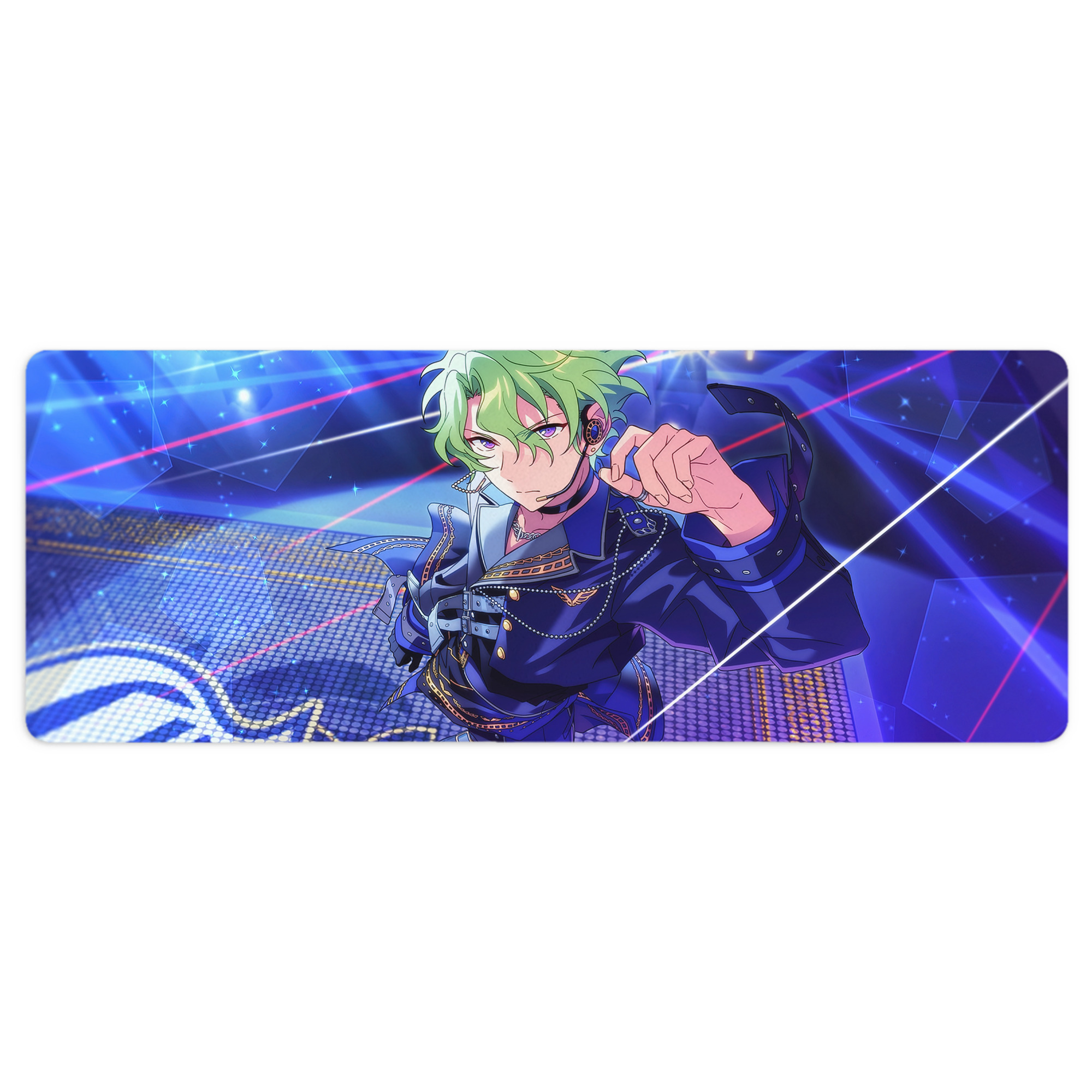 （画像用） あんさんぶるスターズ! Ensemble Stars ステッチ加工 大判デスクマット／滑り止めマウスパッド
