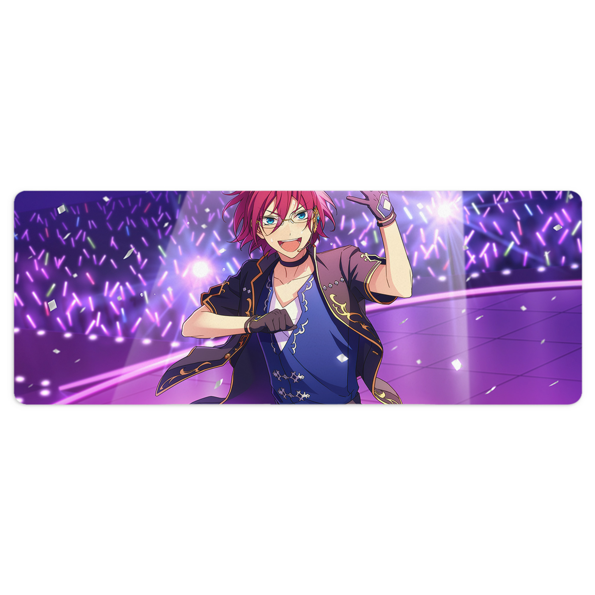 （画像用） あんさんぶるスターズ! Ensemble Stars ステッチ加工 大判デスクマット／滑り止めマウスパッド